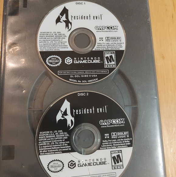 Nintendo Other - Resident Evil- loose disc's for Nintendo Gamecube